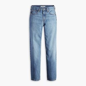 Levi’s Low Pro Straight, Size 24, Light Wash